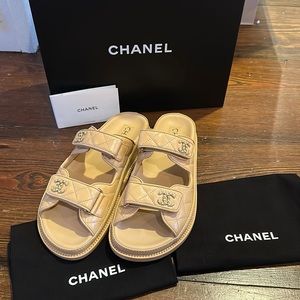 Chanel Dad Sandals 24P NWT